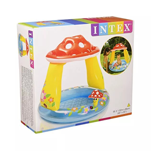استخر بادی اینتکس intex کف بادی طرح قارچ مدل 57114-اسباب بازی